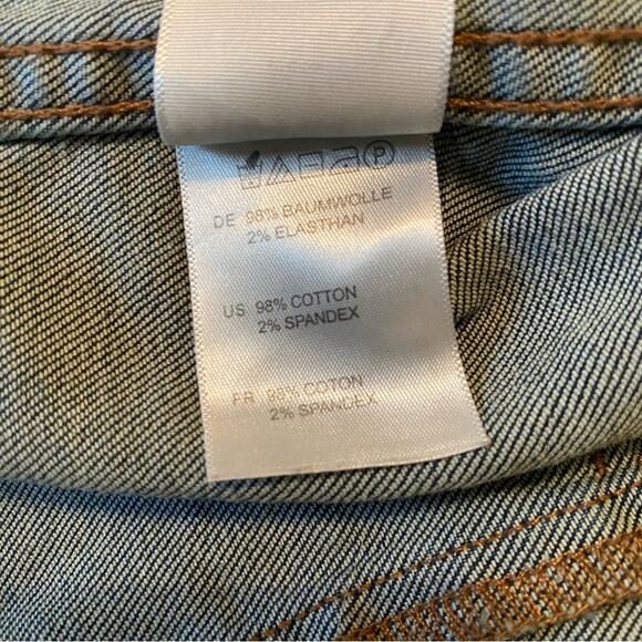 Articles of Society Denim Distressed Button Down Jean Jacket Sz XS - Picture 8 of 9